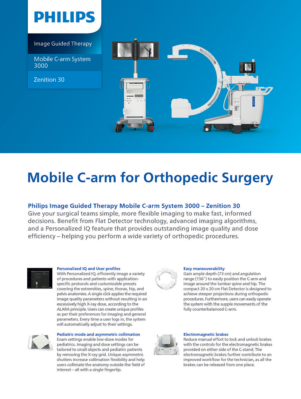 Mobile C-arm for Orthopedic Surgery